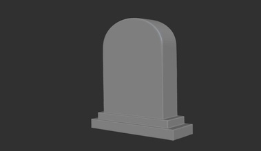 norme calcul tombe v01 impression tombeau Halloween mort morte pierre tombale sculpture Roche cimetière modèle Jeux jouets 3d print model - Mito3D