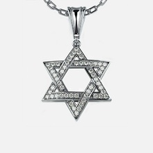 star david jewelry pendants judaism jerusalem magen magendavid israel judaic jew herod jesu bible religiou object jewish apostle golgotha nazareth hebrew 3d print model - Mito3D