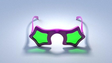 stella bicchieri Stampa stampabile occhiali lente design moda bellezza occhio accessorio indossare sole capi abbigliamento illustrazione ottico 3d print model - Mito3D