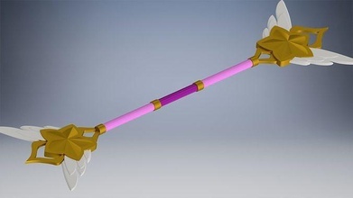 star guardian lux weapon lol leagueoflegends scepter video game champions garen darius kayle sylas cosplay anime space girl animes robot games toys accessories 3d print model - Mito3D