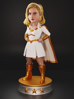 star light boy mini series mulher female girl walkman tablet audio device art sculptures 3d print model - Mito3D