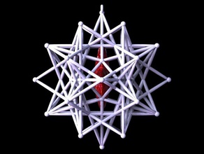 étoile in barre structure 3dprinting starrod noël défi art mathématique 3d print model - Mito3D