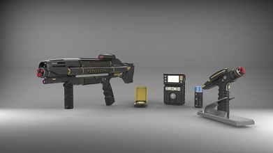 star yürüyüş paket fazer yıldız filosu top kodlayıcı stl 3d model yazdır yazdırılabilir kostüm oyunu zanaat kendin yap tabanca silah video lazer tüfek keşif oyunlar oyuncaklar 3d print model - Mito3D