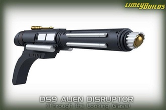 star trek ds9 alien disruptor prop replica phaser laser tech startrek hobby diy 3d print model - Mito3D