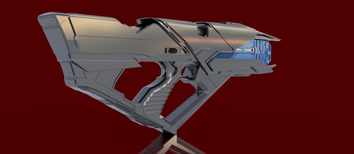 star trek en la oscuridad de venganza phaser rifle hobby-diy militar arma flota estelar intodarkness prop cosplay hobby diy afición bricolaje otros 3d print model - Mito3D