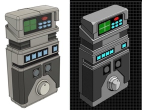 estrella emigrar tricorder 90s Trekart archivos buscar Spock 3 apuntalar réplica escáner ciencia fi tecnología pasatiempo bricolaje diy 3d print model - Mito3D