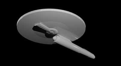 star yürüyüş uss Salata ncc 0500 uzay gemisi araç bilim fi fütüristik bilimkurgu gelecek gemi Uzay hobi kendin yap 3d print model - Mito3D