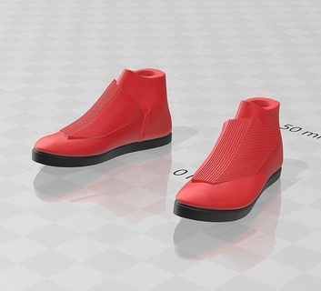 Star Krieg Sith Soldat Stiefel Schuhe 12inches 6 Kunst 3d print model - Mito3D