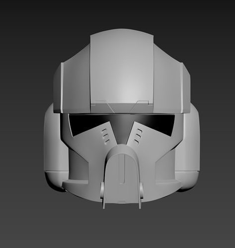 estrella guerra tcw clon soldado pilotos fase 2 casco cosplay estelar 3d impresión Arte 3D print model - Mito3D