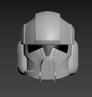 estrella guerra tcw clon soldado pilotos fase 2 casco cosplay estelar 3d impresión Arte 3d print model - Mito3D