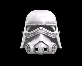 star ware solo mud trooper helmet mask wars art scans replicas 3d print model - Mito3D