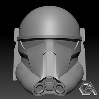 star wars - beskar trooper mandalorian helmet sci fi starwars beskartrooper cosplay wearable costume hobby 3dprint character diy 3d print model - Mito3D