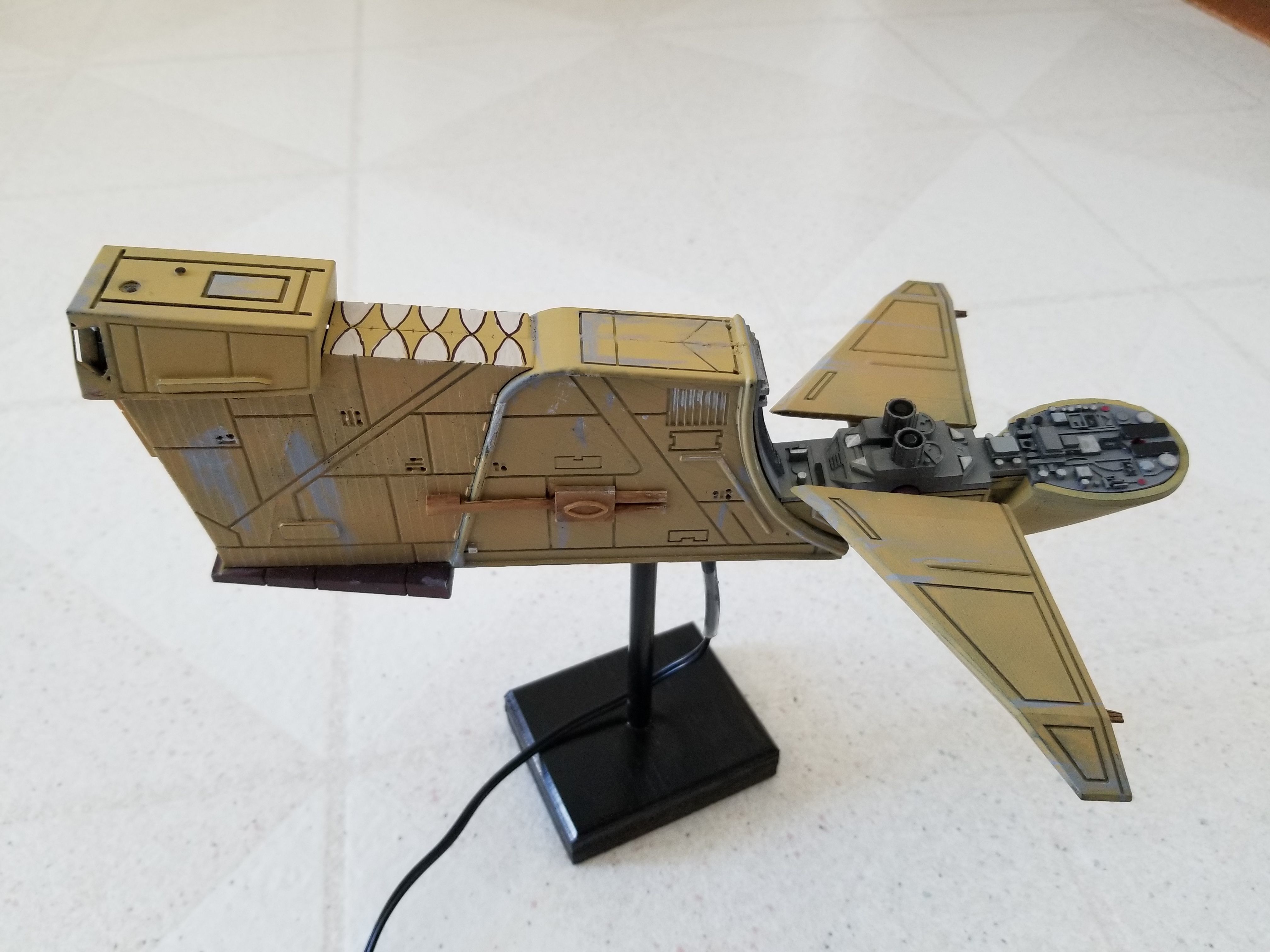star wars - hounds tooth ship bossk bounty hunter spaceship space syfy sci fi model empire hobby diy 3D print model - Mito3D