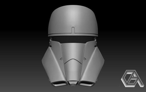 Estrela guerras tanque Soldado capacete sci fi cosplay vestível soldado 3dprint passatempo faça 3d print model - Mito3D