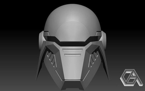 Estrela guerras trila suor irmã capacete vestível 3dprint cosplay sci fi personagem passatempo faça 3d print model - Mito3D