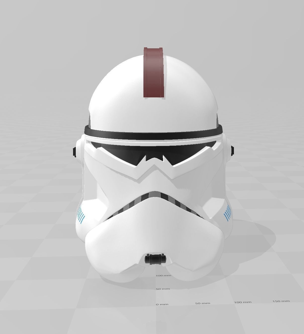 estrella guerras 77 capitán fase ii casco arco soldado alfa clase arte clon 3D print model - Mito3D