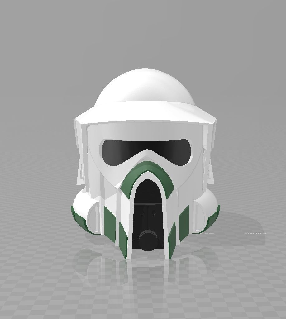 star wars arf trooper casque art étoiles les guerres des soldats de la cavalerie le d'autres 3D print model - Mito3D