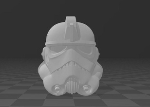 star wars battlefront rocket trooper helmet space scifi 1 size 3d print games toys game accessories 3d print model - Mito3D