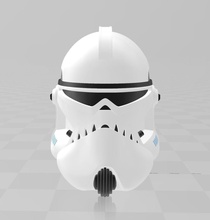 estrela guerras clone soldado comandante neyo capacete arte 3d print model - Mito3D
