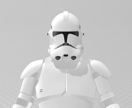 stella guerre clone soldato fase 2 armatura passatempo fai 3d print model - Mito3D