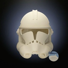 estrela guerras clone soldado estágio ii realista capacete 3d arquivos 2 impressão cosplay república passatempo faça 3d print model - Mito3D
