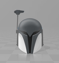 estrela guerras clone coruja bo katan mandaloriano capacete arte 3d print model - Mito3D
