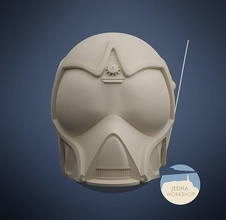 estrela guerras morte andróide ra 7 protocolo cosplay fracasso capacete cabeça passatempo faça 3d print model - Mito3D