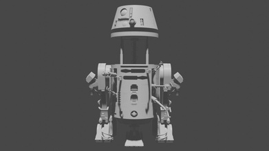 stella guerre droide r6 t6 robot futuristico cyborg tecnologia carattere cibernetico stellari lucasfilm enakin navicella spaziale retrò giochi giocattoli 3d print model - Mito3D