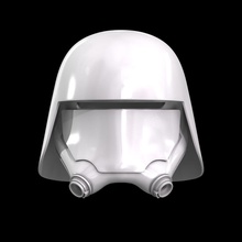 estrela guerras episódio vii força desperta neve soldado capacete snowtrooper isolado arte varreduras réplicas 3d print model - Mito3D
