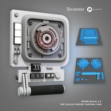 star wars fallen order inspired control pad - life size thefallenorder datapad controlpanel roombuild greeble switches lever starwarscontrolpanel hobby diy 3d print model - Mito3D
