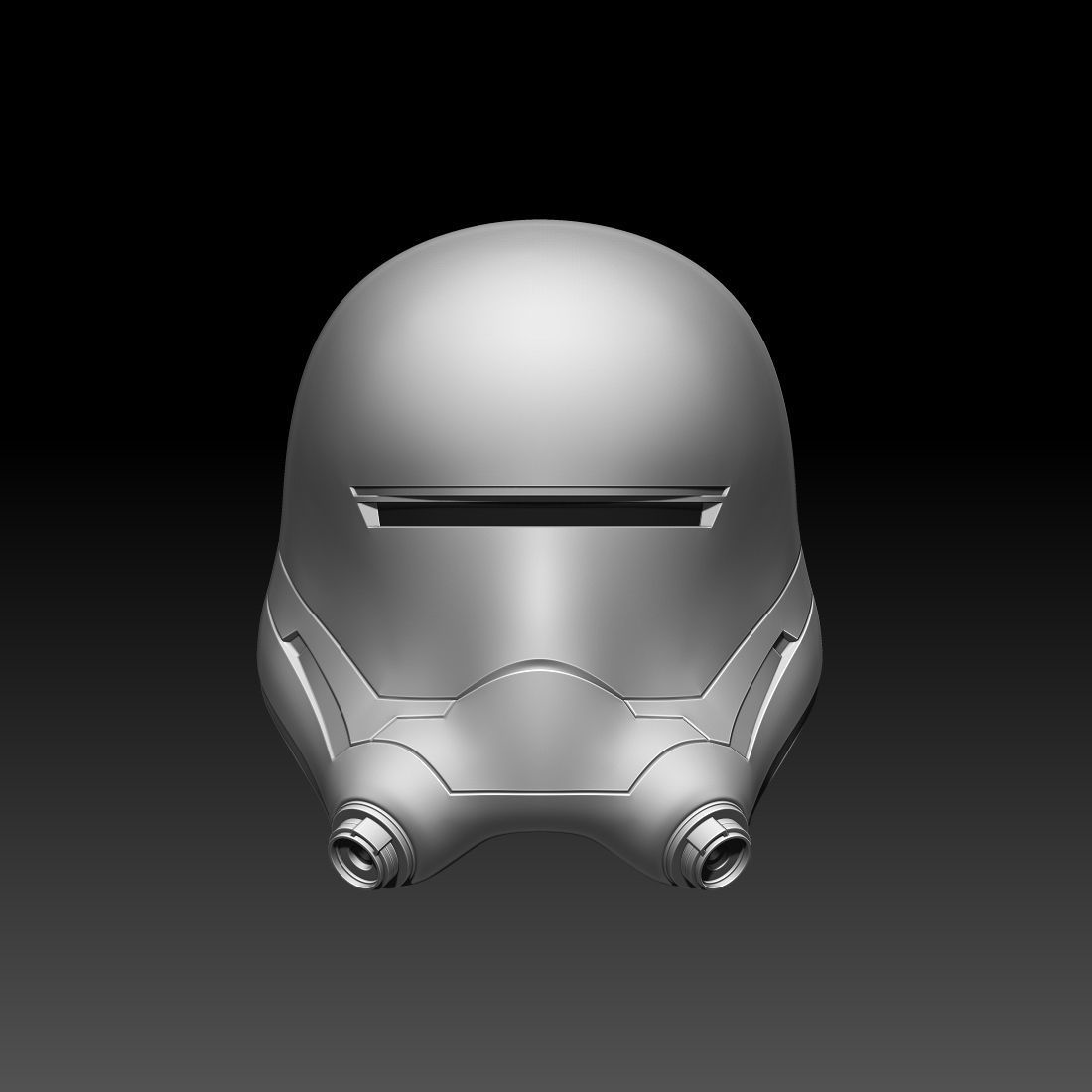 star wars flame trooper helmet battlefront sw cosplay hobby diy armor 3d print mask 3D print model - Mito3D