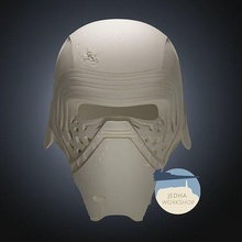 star wars kylo ren original version 3d helmet files cosplay hobby diy 3d print model - Mito3D