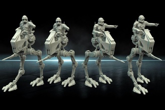 star kriege legion atrt republik miniatur klon jedi obiwan anakin spiele spielzeuge tafel 3d print model - Mito3D