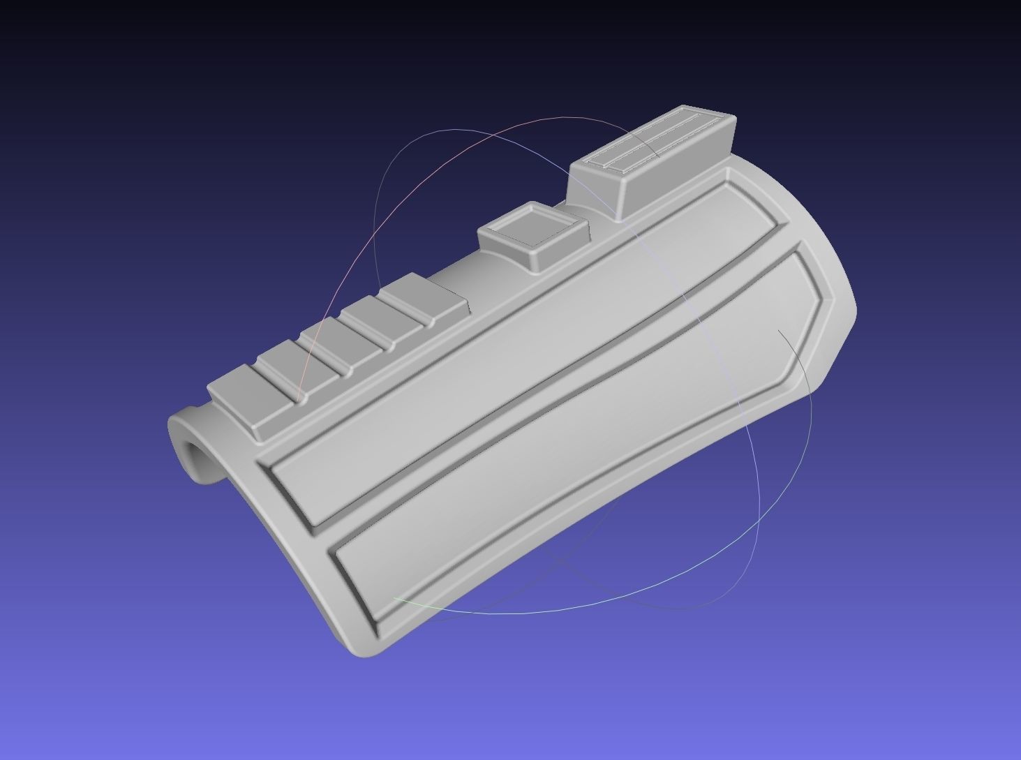 star savaşlar mandaloryalı cara kumdan tepe kol parça 3d baskı yazdırılabilir yıldız savaşları karasynthia zırh bilimkurgu bilim fi fantezi kurgu kopya kostüm oyunu oyunlar oyuncaklar 3D print model - Mito3D