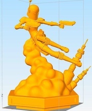 stella guerre mandaloria mandalorian clone cacciatore giochi giocattoli 3d print model - Mito3D