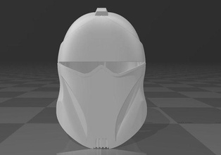 Estrela guerras medieval Neyo capacete sci fi nave espacial jogos personagem clone brinquedos 3d print model - Mito3D