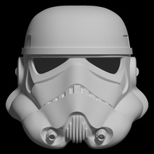estrella guerras esperanza stormtrooper casco 3d impresión guerra galaxias 3dprint 3dmodel imprimible cabeza juegos juguetes tormenta soldado 3d print model - Mito3D