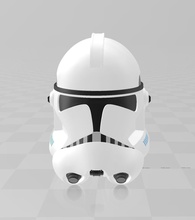 estrela guerras estágio 2 clone soldado capacete 3d imprimível modelo arte phase2 3d print model - Mito3D