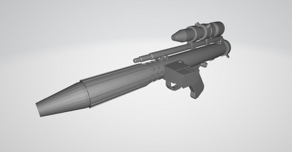 star wars rebel blaster dh-17 starwars starwarscosplay cosplay gun hobby diy 3d print model - Mito3D