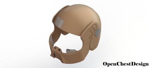 star wars resistance trooper helmet starwars costume cosplay rebellion head visor 501st rebel legion art scans replicas 3d print model - Mito3D