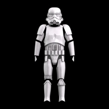 star wars rogue one-solo stormtrooper armor helmet art scans replicas 3d print model - Mito3D