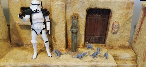 star savaşlar scurrier yaratıklar 3 pozlar yıldız savaşları scurriers tatooine jedi fantezi kurgusal yaratık moseisley oyunlar oyuncaklar 3d print model - Mito3D