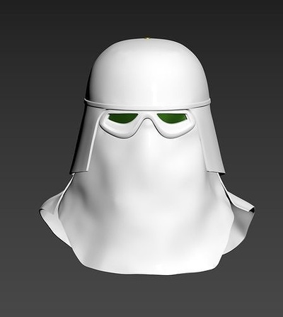 étoile guerres neige soldat casque 501st art 3d print model - Mito3D