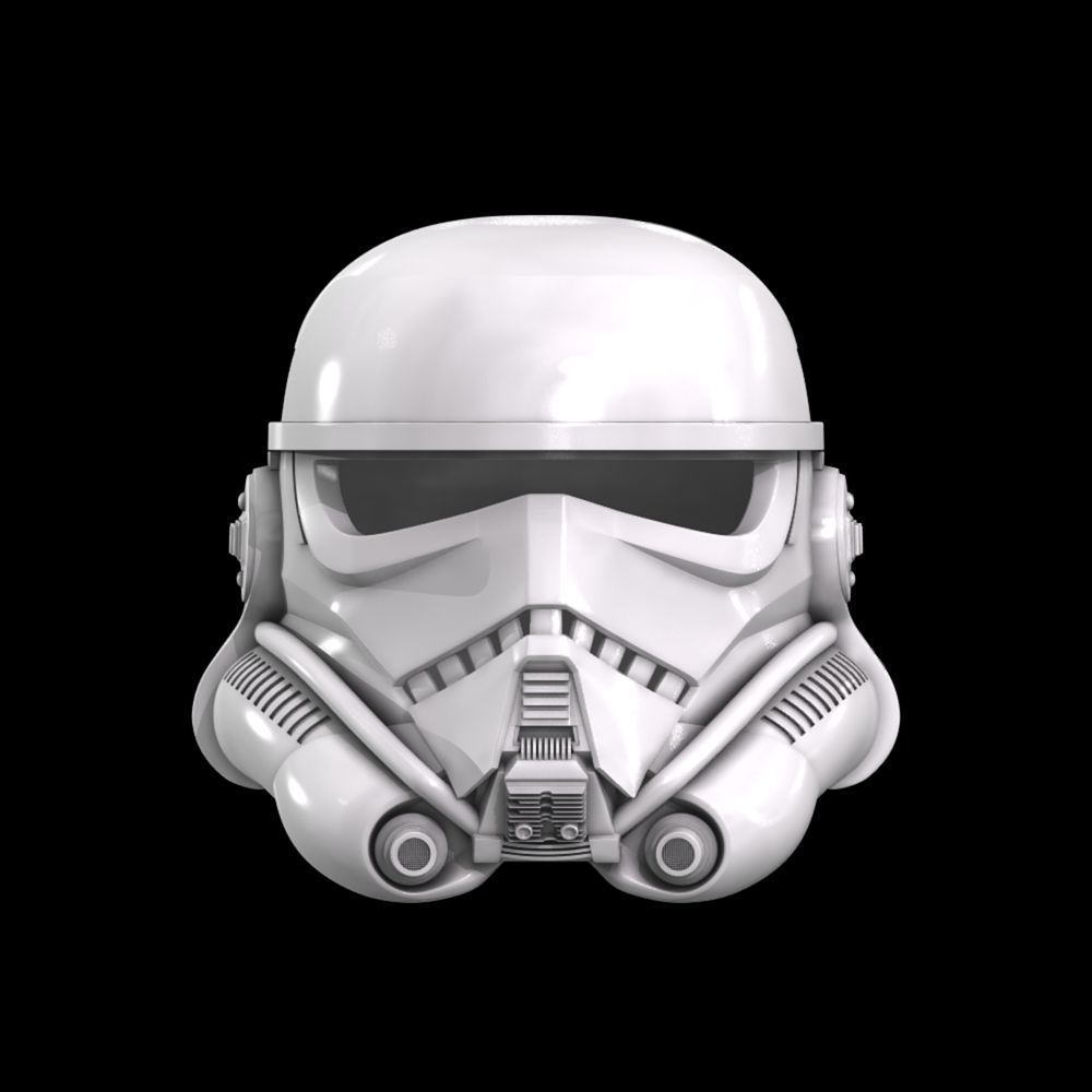 star wars solo patrol trooper helmet art scans replicas 3D print model - Mito3D