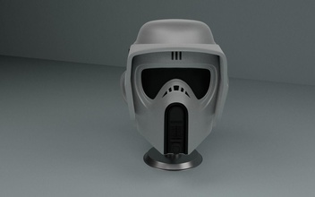 star wars stormtrooper biker scout helmet starwars comics cosplay mask games toys game accessories 3d print model - Mito3D
