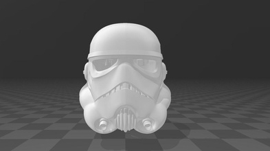 estrella guerras stormtrooper casco cabeza rohamosztagos 1 talla hombre extra proteccion personas pasatiempo bricolaje diy 3d print model - Mito3D