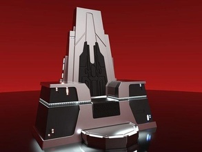 star wars supreme leader snoke throne 6 3 75 12inch starwars kyloren rey lukeskywalker diorama sci fi games toys 3d print model - Mito3D