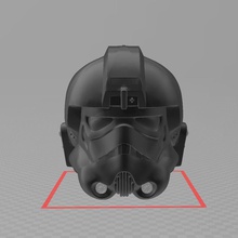 star wars swbf2 inferno squadra casco art stella le guerre altri 3d print model - Mito3D