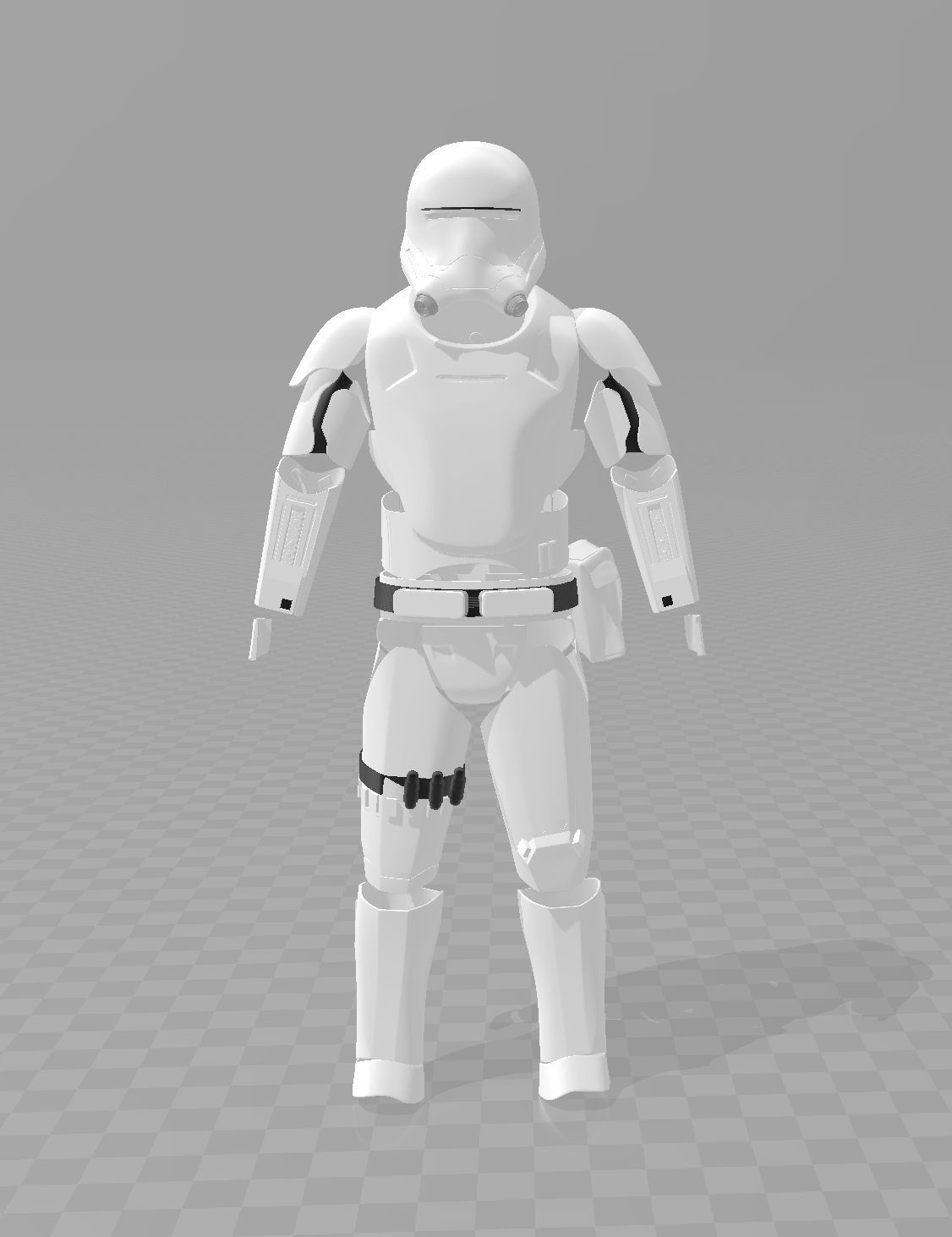 star wars tfa primo ordine flametrooper armatura completa art stella le guerre per prima pieno altri 3D print model - Mito3D