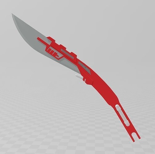 star savaşlar günlük seçkinler Praetorian koruma çift bıçak ağzı Sanat 3D print model - Mito3D